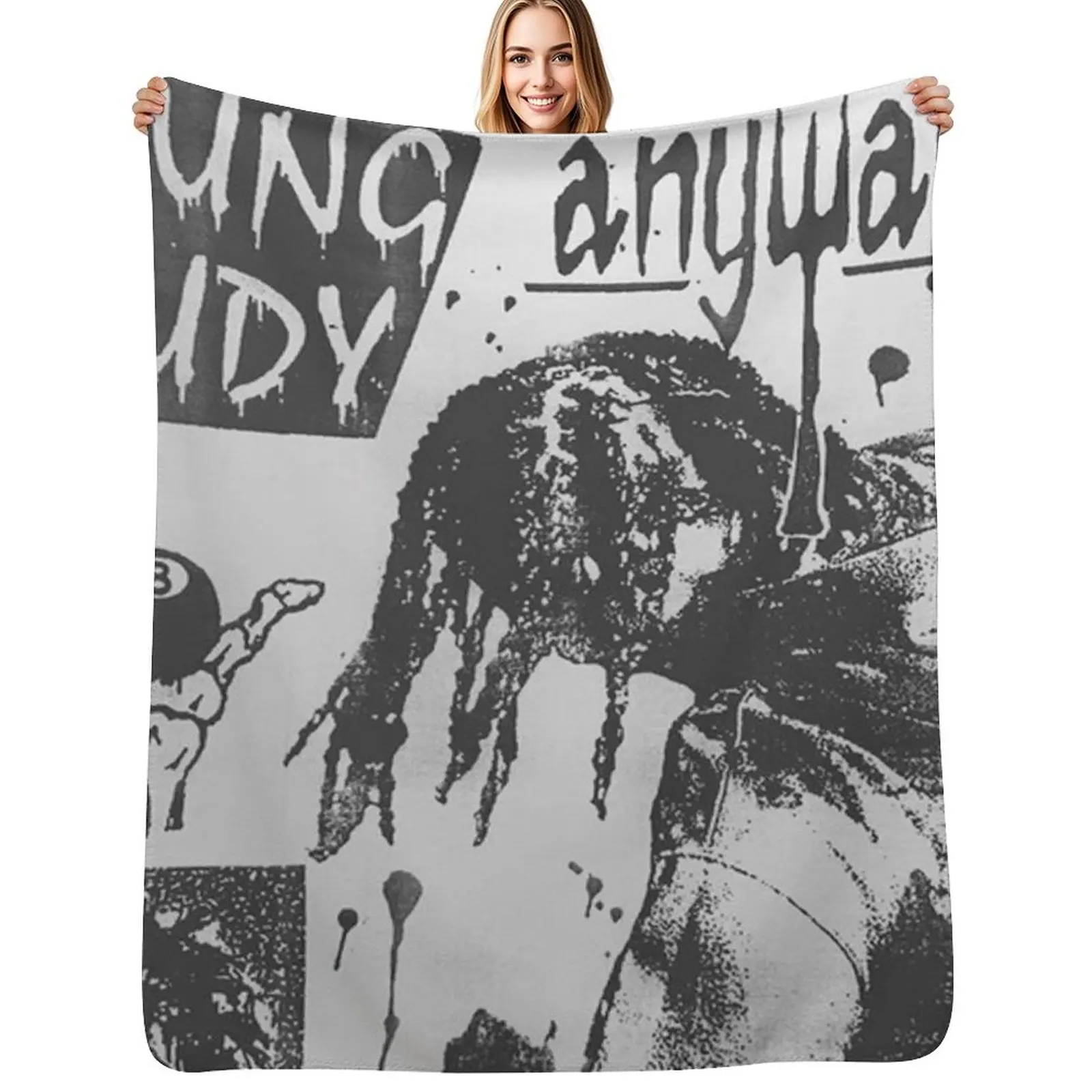 young-nudy anyways, nudy Throw Blanket Bed covers Flannel Custom blankets and throws Summer Blankets