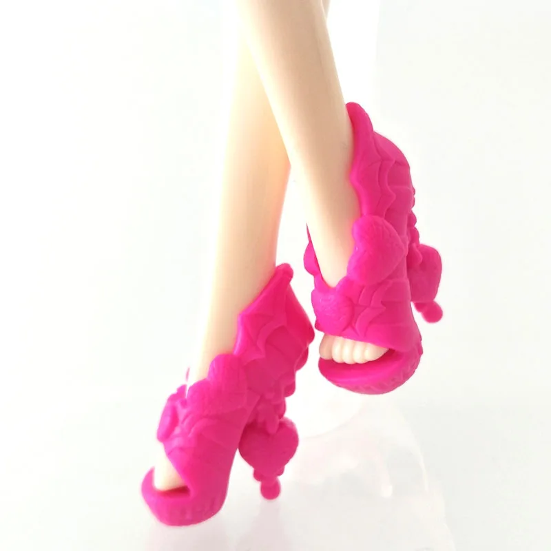 1pair Fashion Doll Shoes For Monster Dolls High-Heel Shoes Sandals For Ever After High 1/6 Demon Monster Doll Accessories