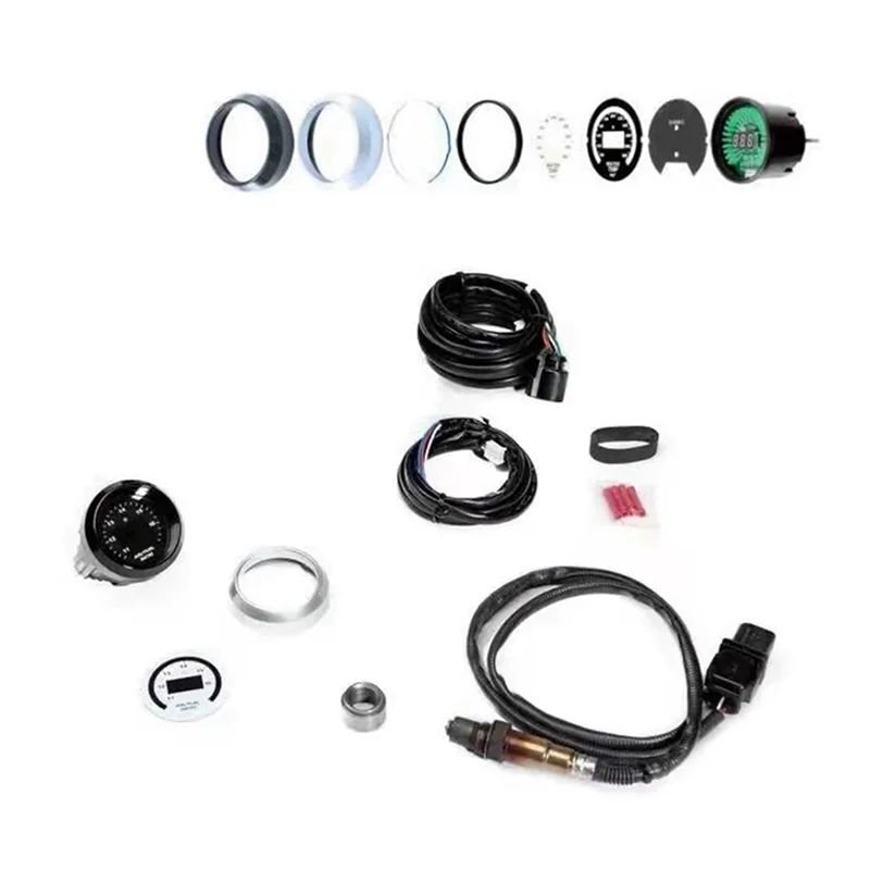 

1Set Broadband Air/Fuel Ratio AFR Gauge Kit Oxygen Sensor 0258017025 Wideband Air/Fuel Ratio Gauge Set