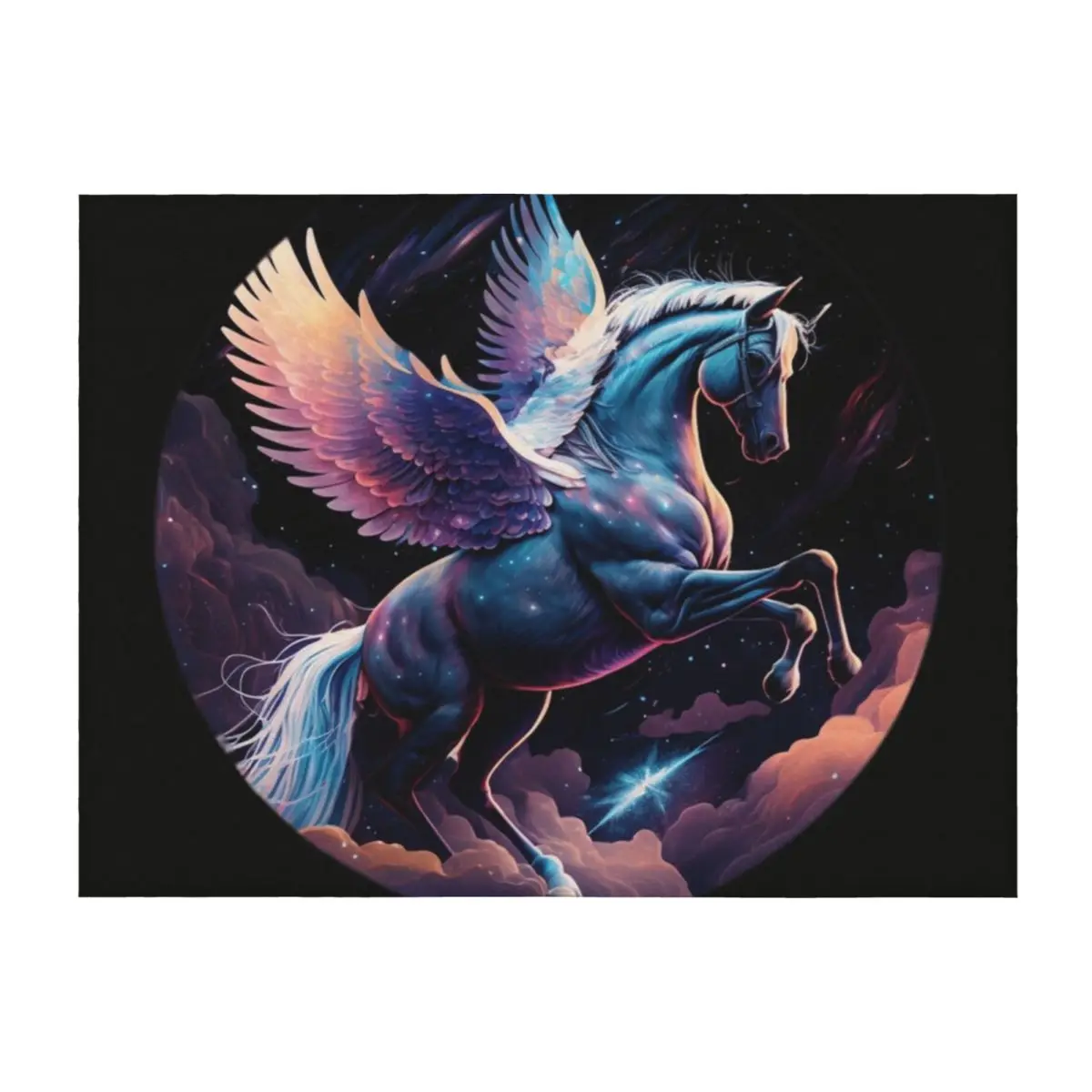 

Pegas Throw Blanket Retros Luxury Throw Large Designers Blankets