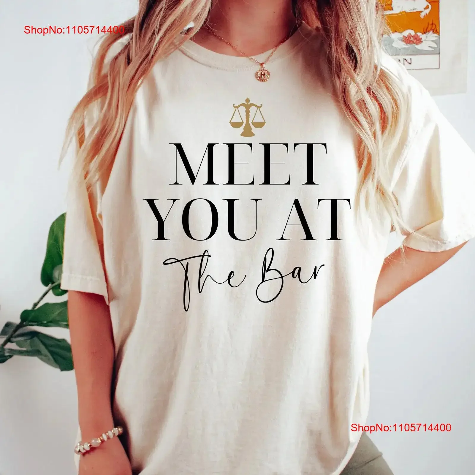 Law School Graduation Meet You at The Bar T Shirt Exam Passing Student Graduate Party Funny Lawyer Attorney vintage Washed