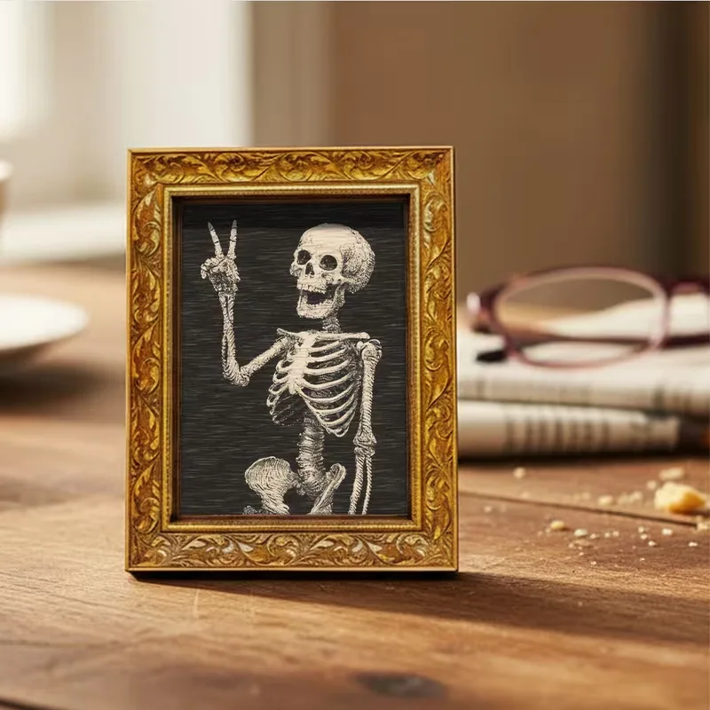 Wooden Fridge Magnets Fun Patterns Soft Magnetic Photo Frame Best Selling