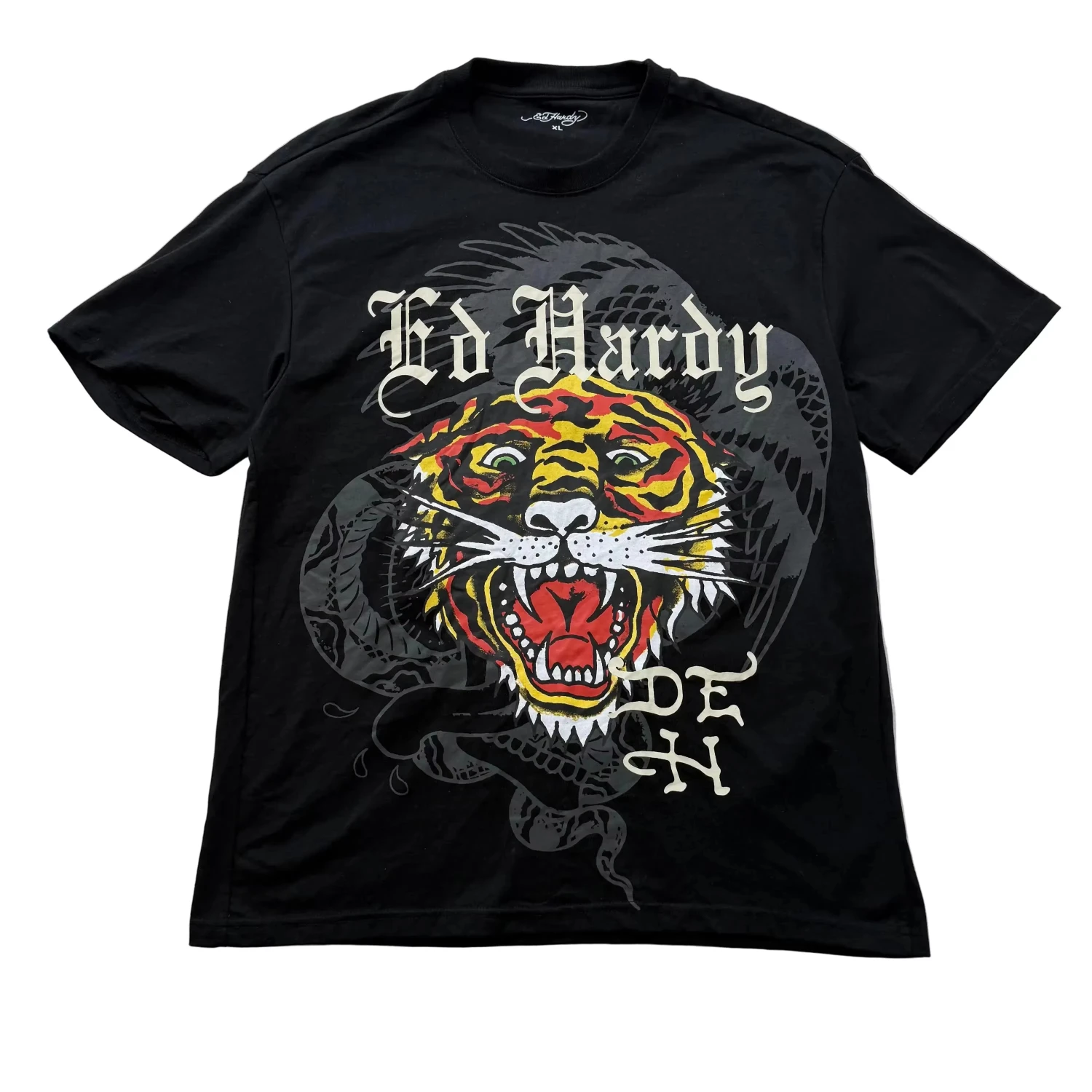 2026 Summer New Cotton Summer Ed Hardy Summer Y2k Clothes Man Vintage Retro Relaxing TShirt Reprint for MenT Shirt