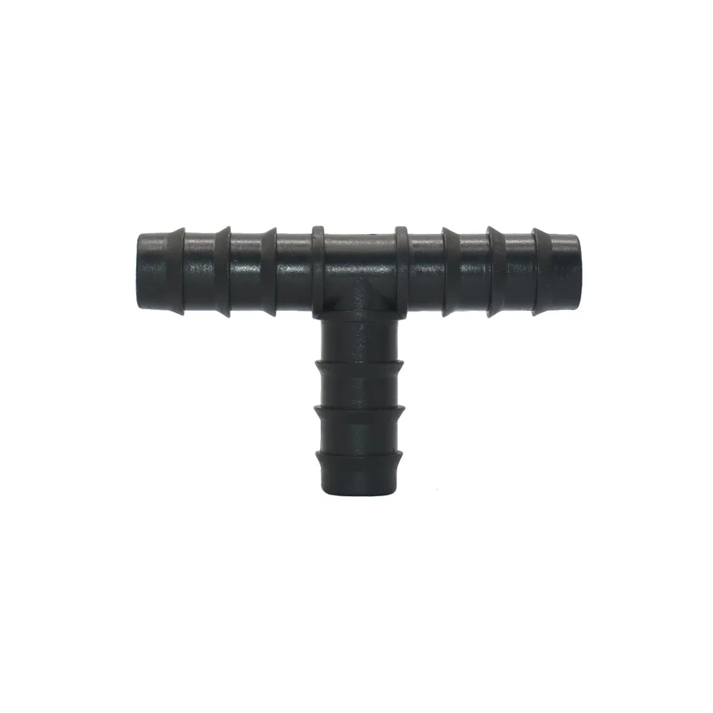 PE Pipe Barb Connectors, Tee Elbow Repair End Plug, Garden Drip Irrigação Fitting, Redutor Acoplador, 16mm, 20mm, 25mm, 1/2 \