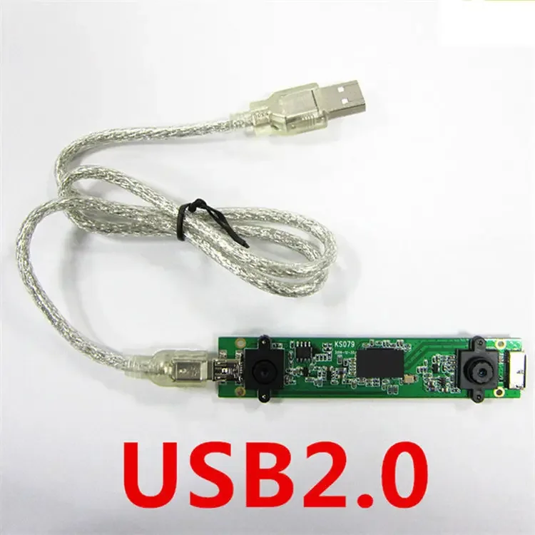 Modul kamera teropong USB 720P, dasar 70mm VR aplikasi 3D rentang OpencV aplikasi pengembangan Visual