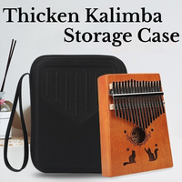 17-key Thickened Kalimba Case Waterproof Drop-proof Shockproof Simple Portable Hard Kalimba Box Musical Instrument Accessories