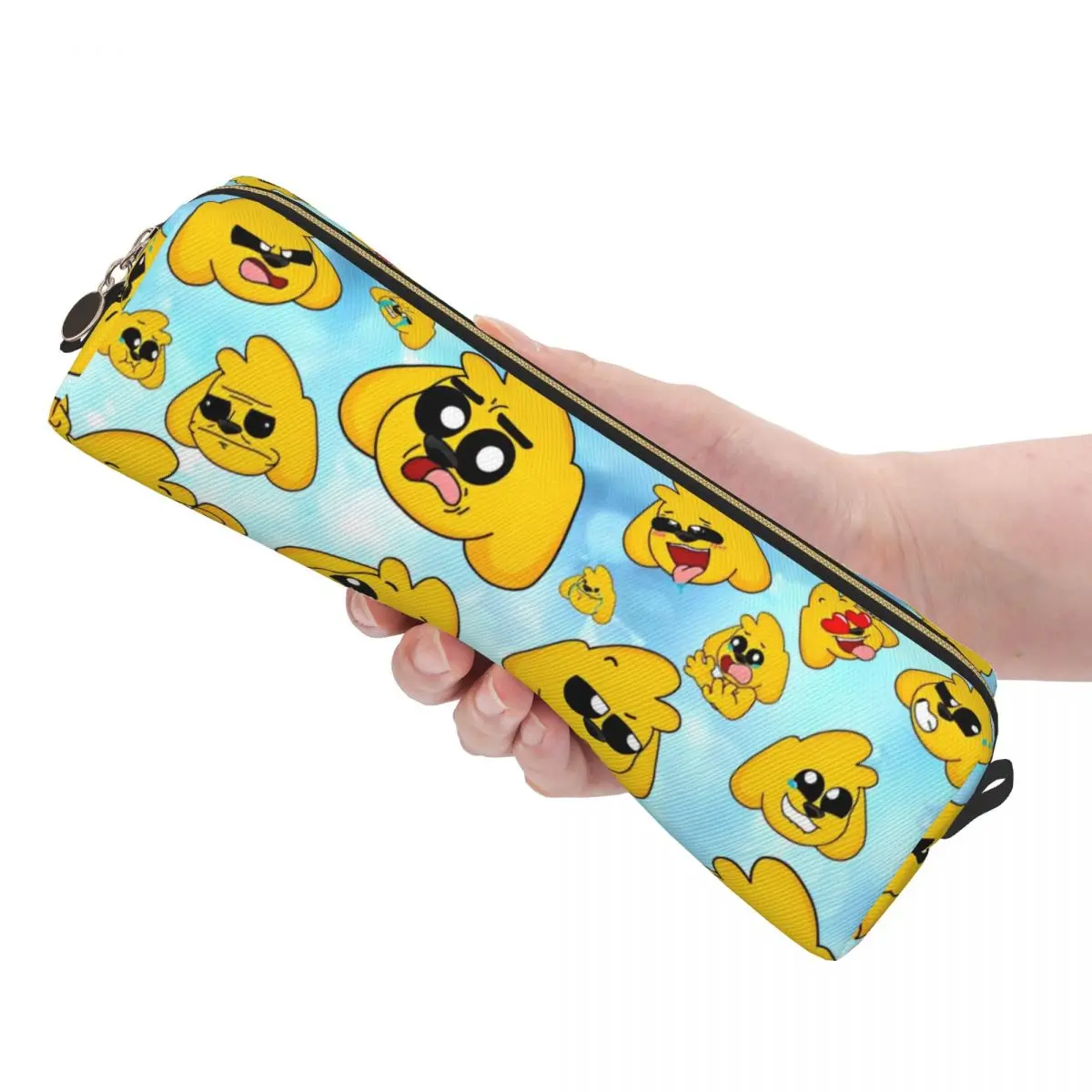 Estuches para lápices con patrón Mikecracks, estuches para lápices de dibujos animados, bolígrafos para niñas y niños, bolsas de almacenamiento grandes, papelería de regalo de oficina