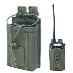 1000D Nylon Tactical Molle Walkie Talkie Holder Bag Radio Pouch Package Sports Pendant Hunting Magazine Mag Pouch