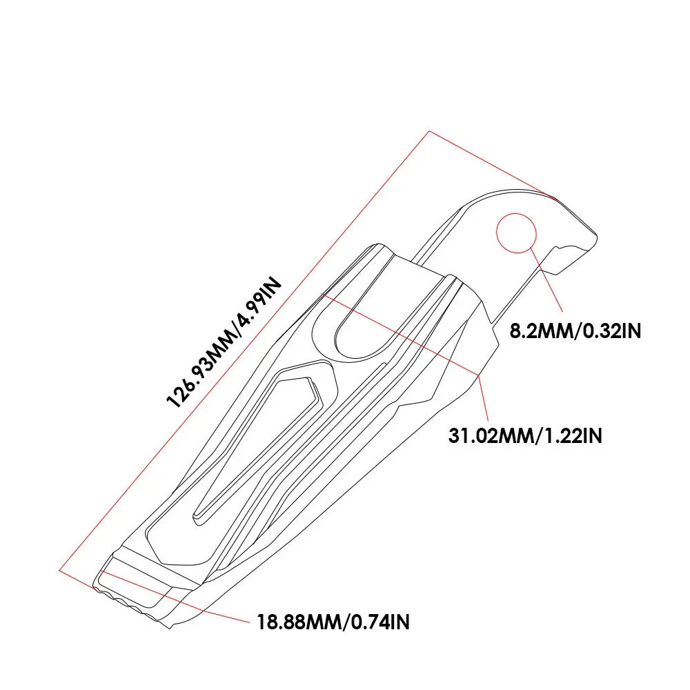 Fit For 2001 - 2021 YAMAHA TMAX500 TMAX530 DX SX TMAX560 CNC Motorcycle Rear Foot Peg Footrest TMAX 530 500 T-MAX 560 2017 2018