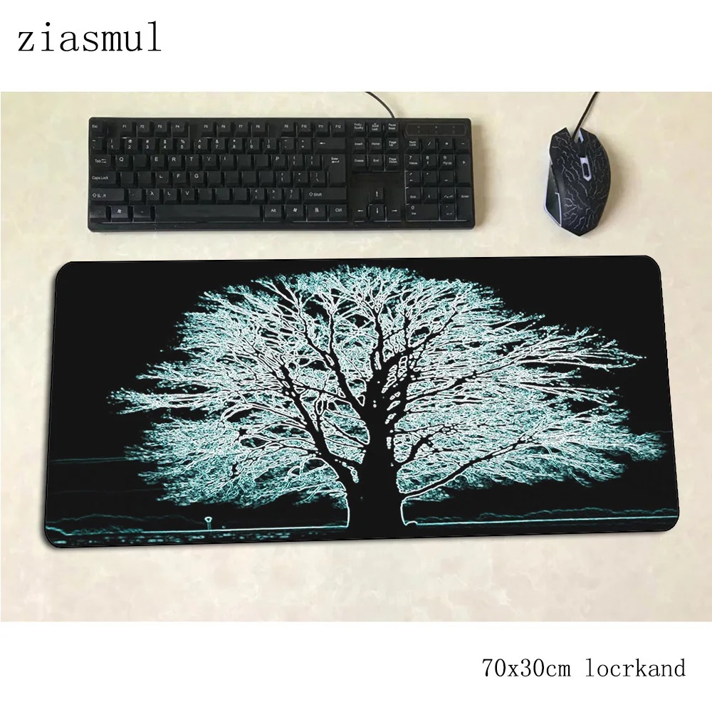Tree Artistic mats locked edge 900x400mm gaming mouse pad keyboard mousepad notebook gamer accessories Mass pattern padmouse mat