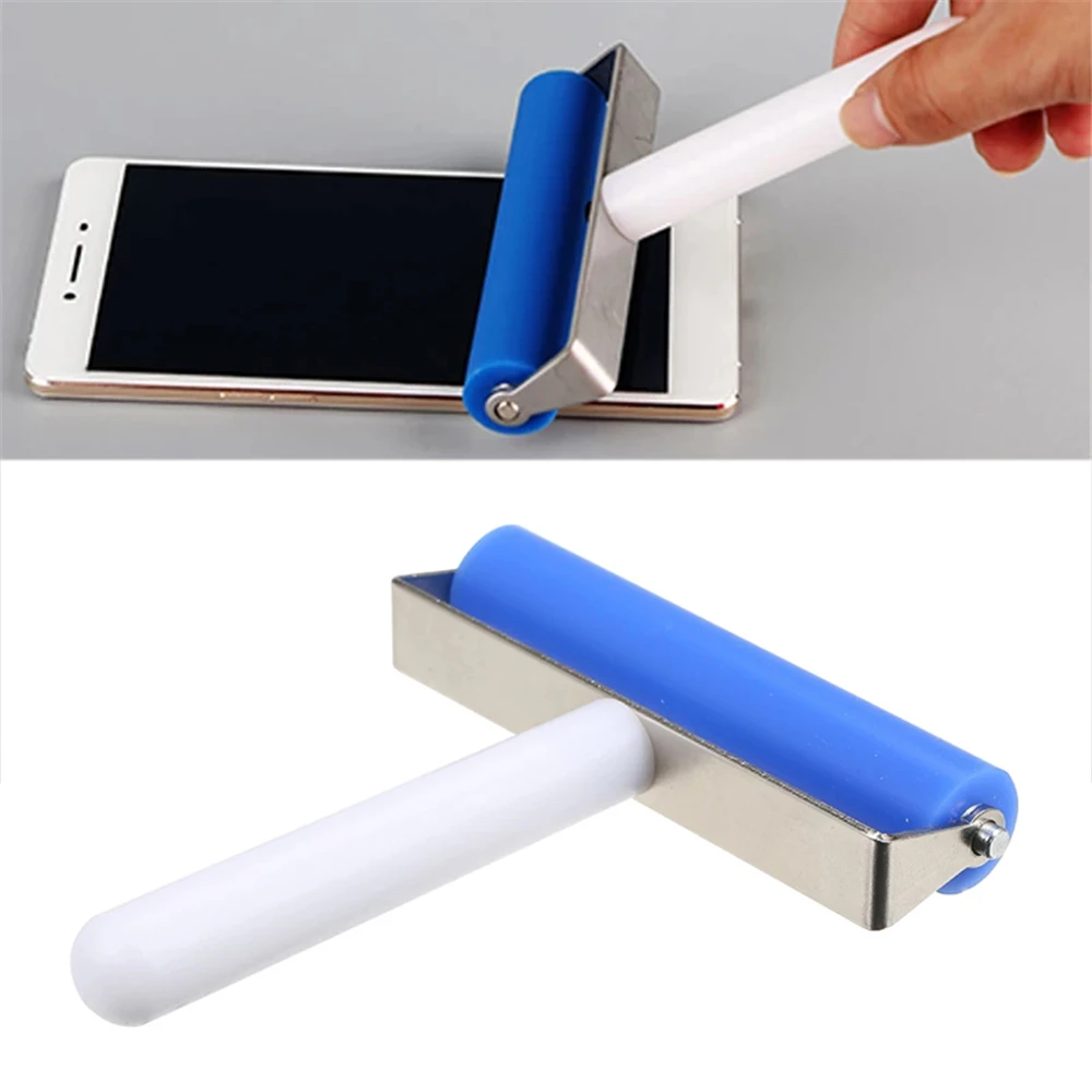 10cm Durable Mobile Phone Laptop Screen LCD OCA Soft Rubber Screen Film Pasting Roller Tool Phone Repair Tools Silicone Roller