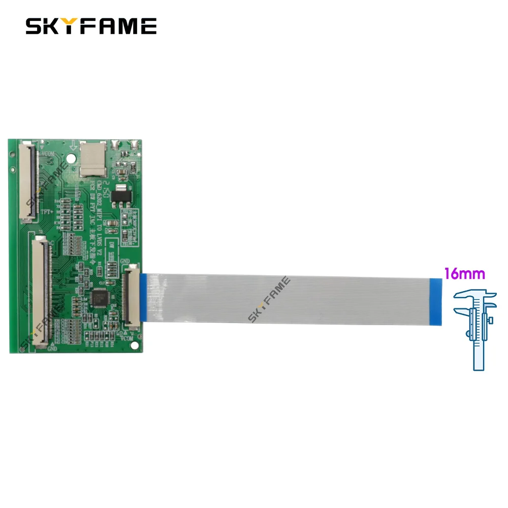 SKYFAME 30pin To 60pin 40pin LCD Mipi To LVDS Conversion Adapter Ribbon Cable Plate For Topway Car Android Radio