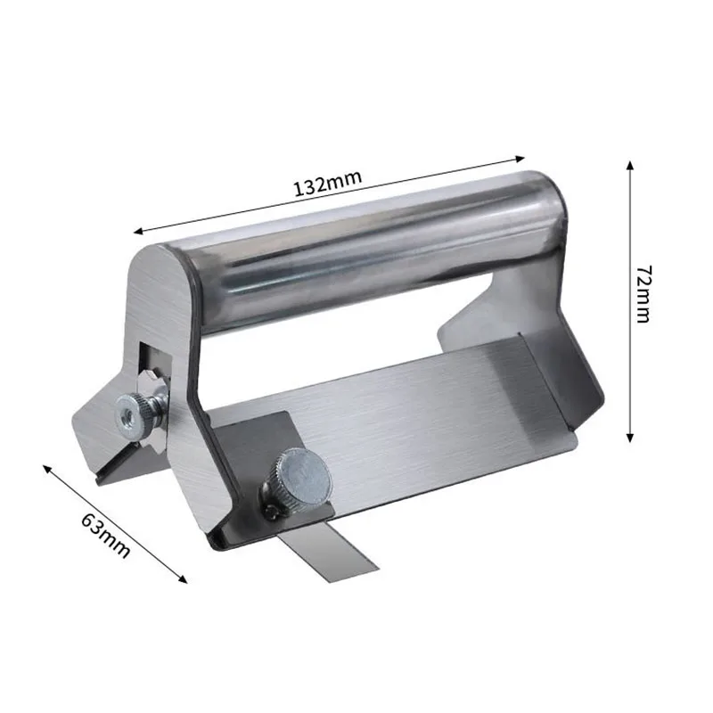 Dual Purpose Stainless Steel Edge Banding Trimmer Hand Arc Planer Wood Chamfer Tool For Woodworking Furniture DIY