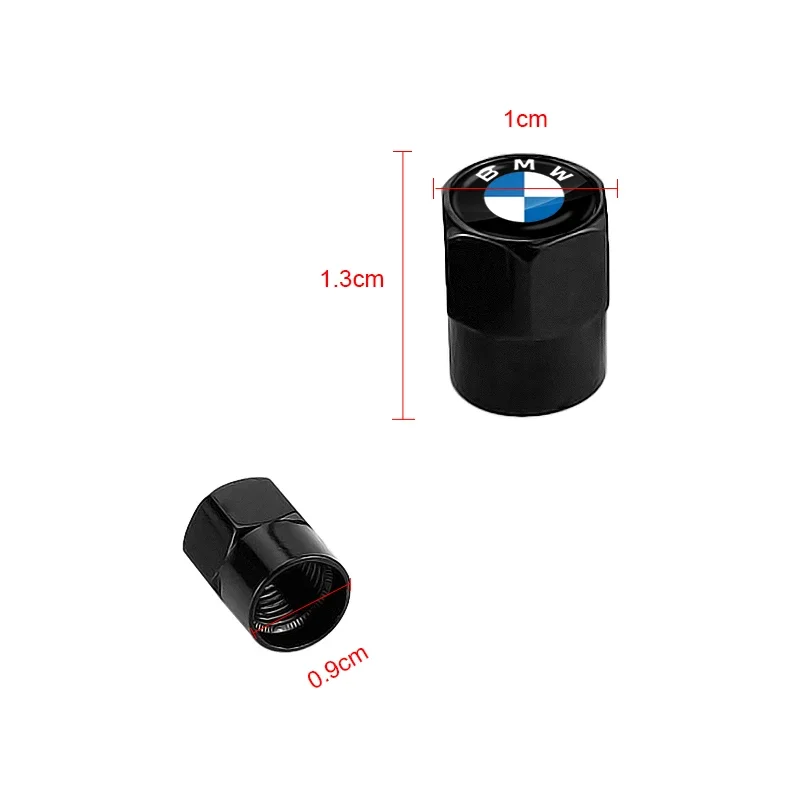 4pcs Metal Car Wheel Tire Valve Core Cap Car Styling for BMW M Power Performance E90 E91 E92 E93 X1 X5 X6 M3 M5 F18 E63 F12 F13