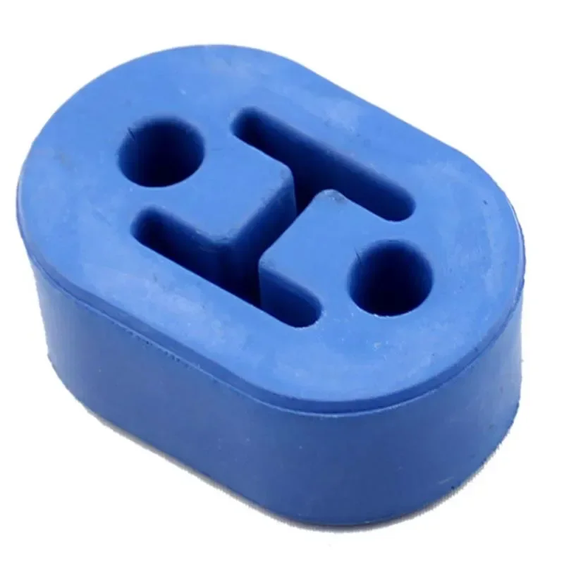 2Pcs Automobile 2 Hole Polyurethane Muffler Exhaust Tailpipe Lifting Lug Support Shock-Proof Exhaust PipeBbuffer Block Car Parts