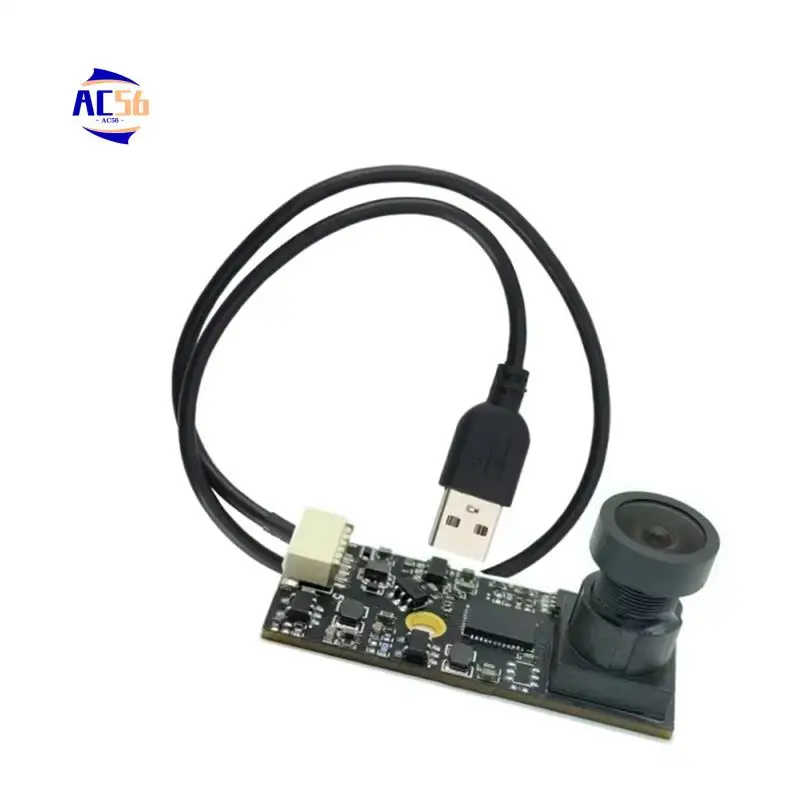 

AC56-1920X1080 USB-модуль камеры для 3D-принтеров, плата камеры, 2-мегапиксельный широкоугольный объектив «рыбий глаз» UVC OTG