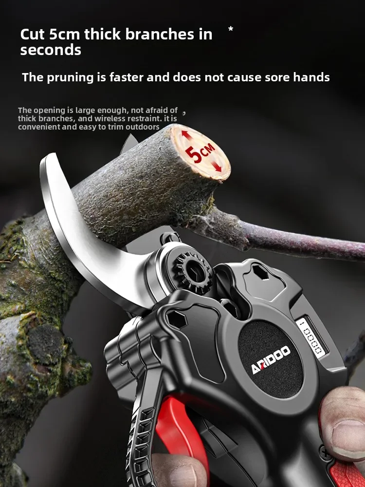 

Electric pruning shears rechargeable garden pruning shears for cutting branches lithium battery special pruning shears