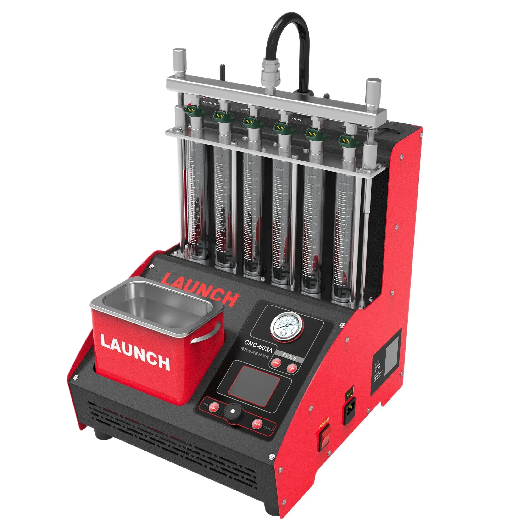 

Original CNC 603A Injector Cleaner Tool On-Vehicle Cleaning Injecting Flow Test Ultrasonic Injector Cleaner