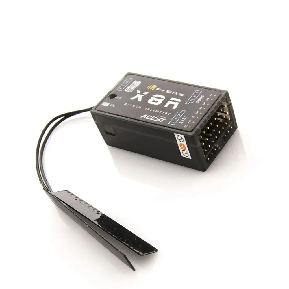 Receptor FrSky X8R de telemetría de 8/16 canales para multicóptero cuadricóptero RC Compatible con transmisor X7 X9D X12S