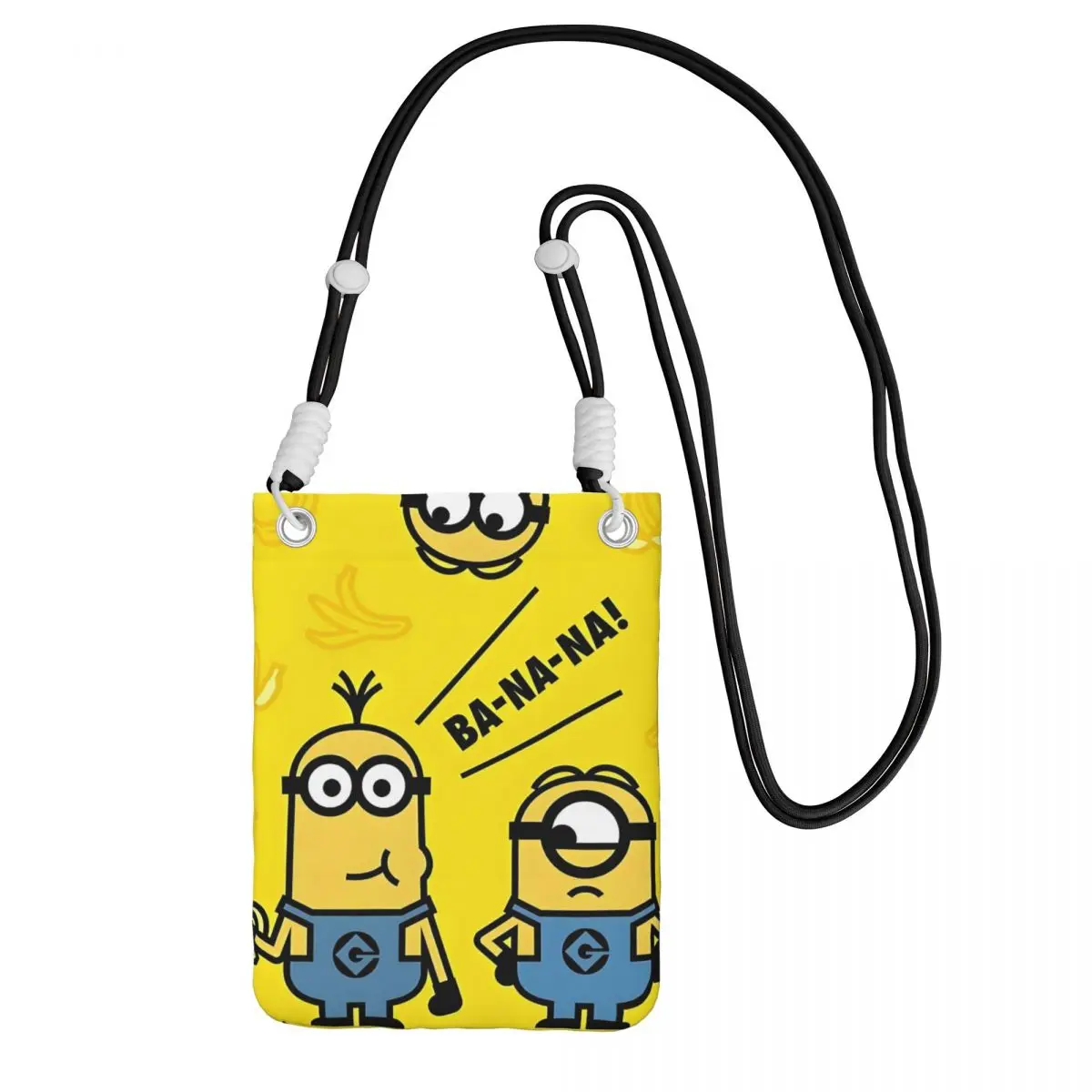 

Custom M-Minions Mobile Phone Bag Men Women Cool Capsule-Shaped Shoulder Crossbody Bag Lipstick Bag Mini Shoulder Purse Wallet