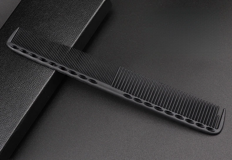 Carbon Faser Haar Schneiden Kamm Coiffeur Professionelle Barber Kämme Hohe Temperatur Widerstand Friseur Friseur Pinsel – Detail 21