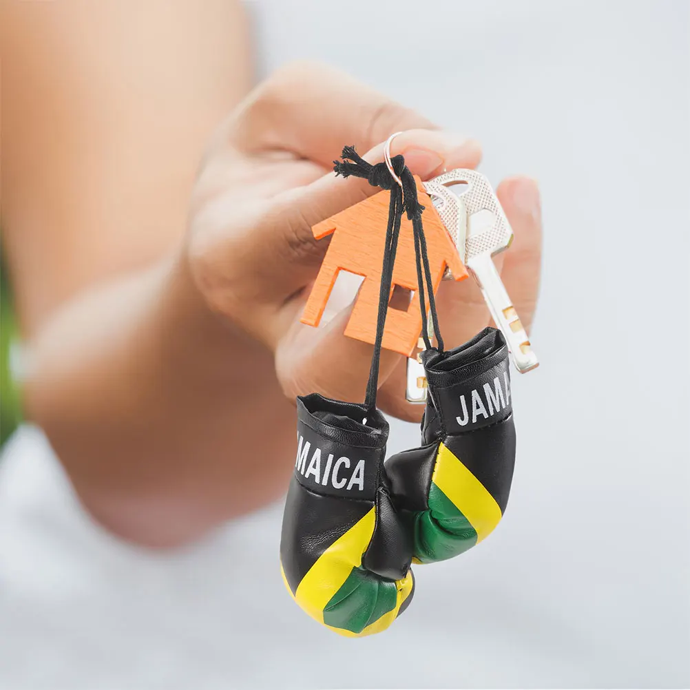 

2Pairs Boxing Glove Ornaments 10cm Large Realistic Mini Hanging Christmas Decoration Car Mirror Holiday Souvenirs