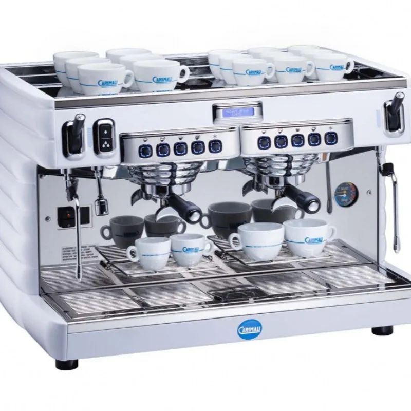 Commercial semi-automatic, double head, coffee machine, espresso machine