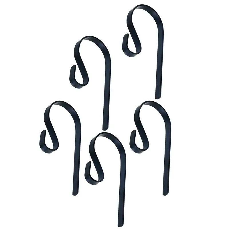 

Stocking Holders for Mantle 5X Multi-Purpose Hooks Protective Non-Slip Pads Christmas Stocking Holders for Party Decoration