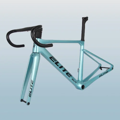 

ELITE T1000 Full Carbon Fiber Road Bike Frame Max 700*32c Tires Bicycle Frameset 140mm Disc Brake Di2 & Mechanical Compatible
