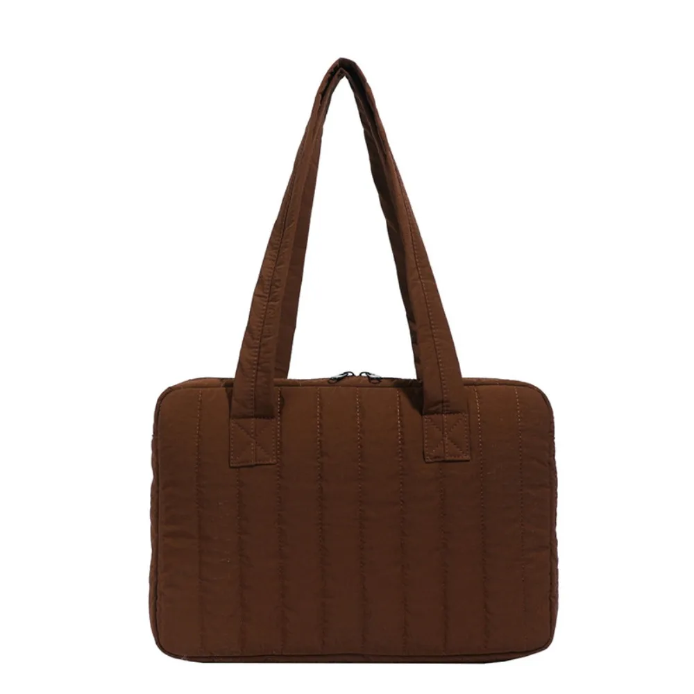 New 14inch Laptop Shoulder Bag Solid Color Large Capacity Tablet Sleeve Case Multifunctional Shockproof Laptop Handbag Travel