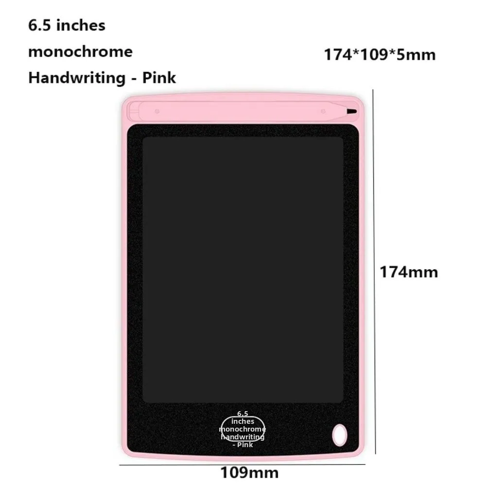 4.4/6.5in LCD Drawing Board Multicolor Plastic Children's Electronic Drawing Board Writing Tablet Digit Magic Blackboard