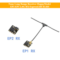 Nano Long Range Receiver HappyModel EP2 EP1 2.4G RX ExpressLRS ELRS Plug-in for ES24TX Module RC FPV Long Range LR4 LR7 Expand
