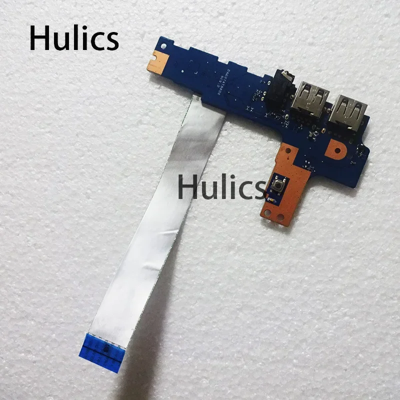 Hulics Used For HP PAVILION 17-AB 17-AB051SA Series POWER BOTTON SWITCH USB AUDIO With Cable DAG37ATB8D0