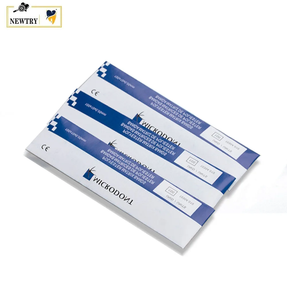 

3/5/10 Boxes Dental Polyester Matrix Bands MICRODONT Clear Tooth Proximal Film Matrix Strips Dental Resin Restoration Consumable