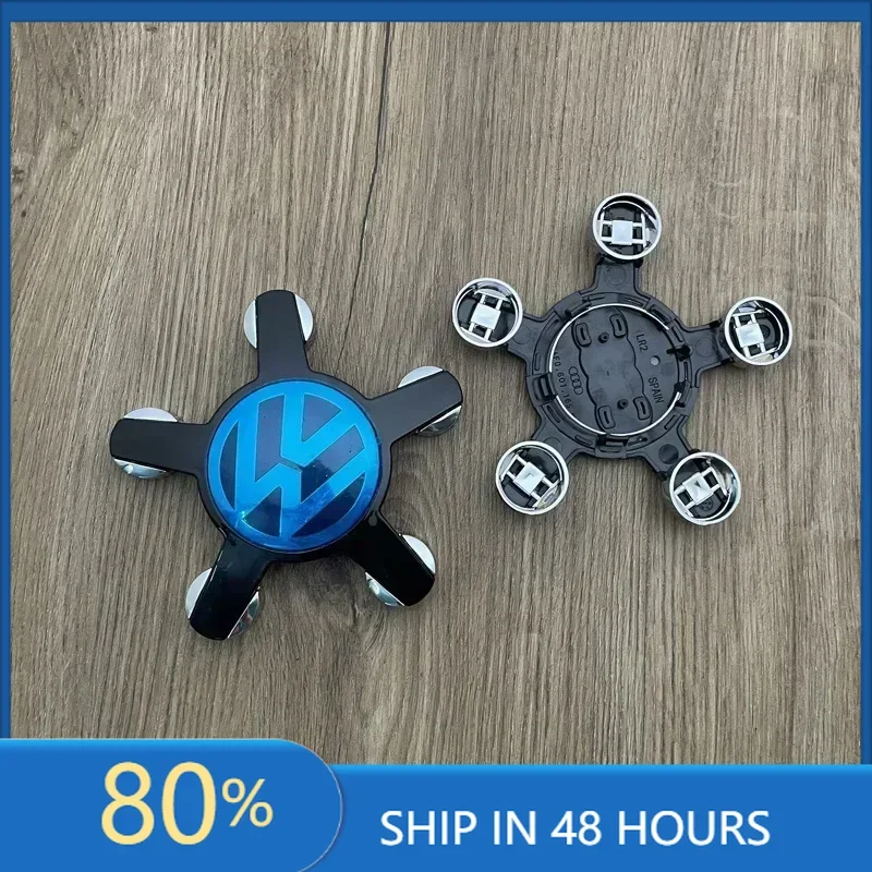 

Колпаки ступиц 4 шт. 135 мм 4F0601165N 8R0601165 Крышка центра колеса Крышка ступицы автомобиля подходит для логотипа с пятью когтями для VW Volkswagen B5 B6 B7 POLO passat