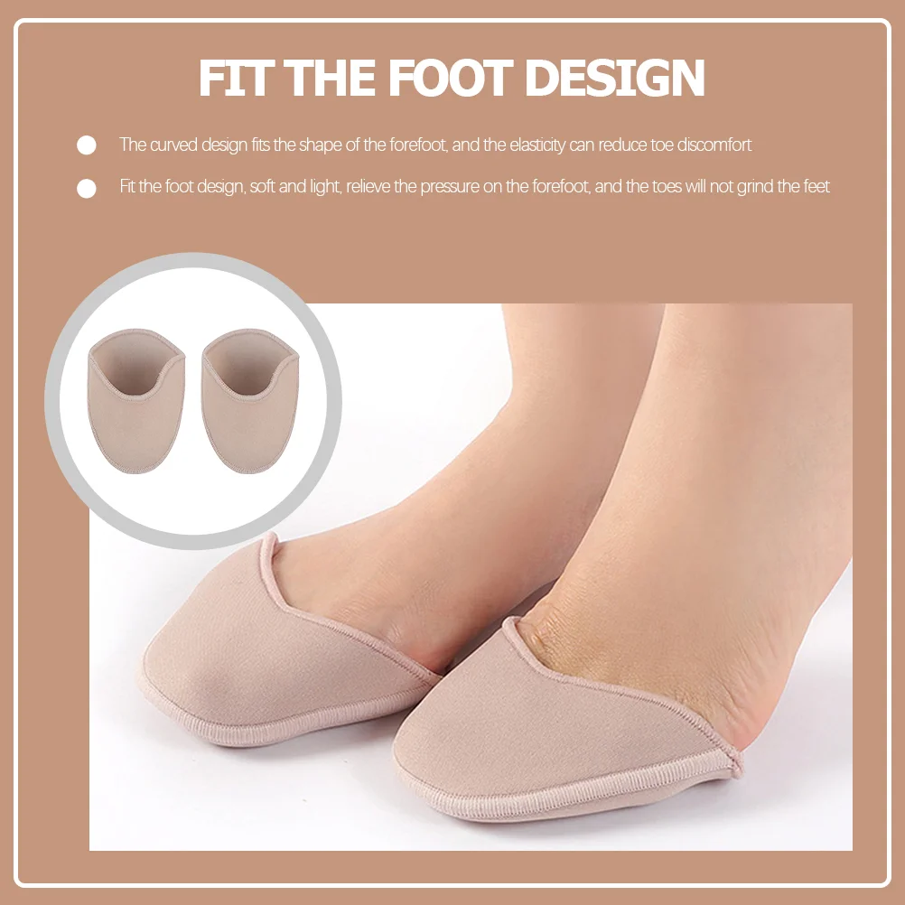 Point Shoes Ballet Slipper Toe Protector Caps Inserts Insoles Cover Foot Cushion Knitted Fabric Women's