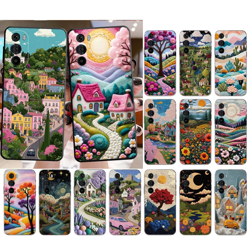 Чехол для телефона Motorola Edge 50 40 Pro 60 50 40 30 Ultra Neo Fusion Moto G Play G Stylus G Power G France Art Tree Sceneary