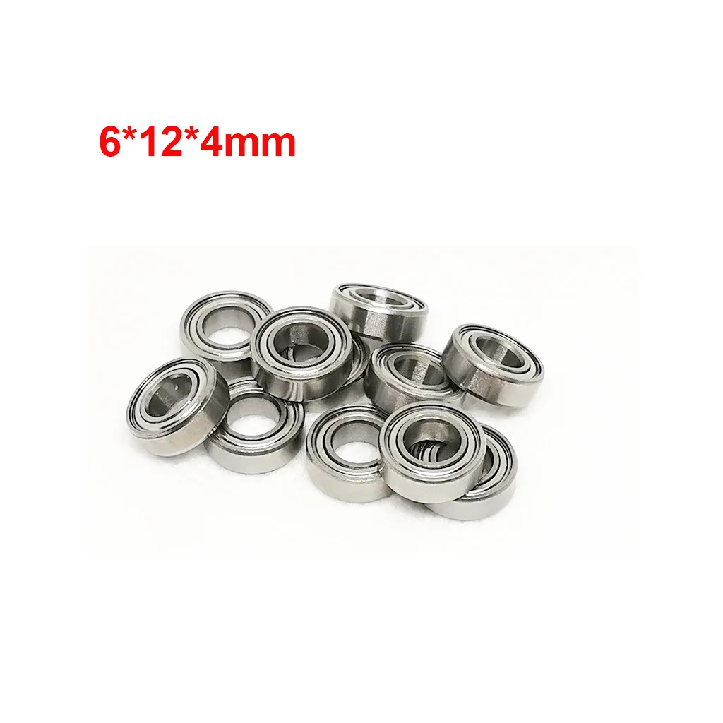 10Pcs RC Metal Bearing 8x16x5mm 6x12x4mm 6x10x3mm Bearings For 1/7 1/8 ZD Racing RC Car Differential Steering Set Upgrade Part