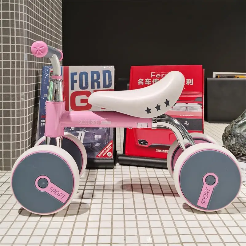 Carro do equilíbrio das crianças sem faixas, brinquedos do bebê, crianças pequenas, torção, scooter, bebê, 1-2-3 anos de idade