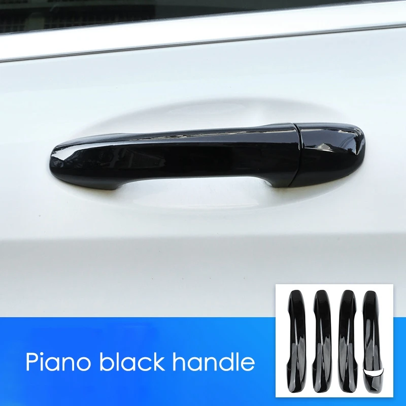 Door Handle Cover Trim for Mercedes Benz C E GLC GLB A B GLE GLS CLA GLA Class W213 W205 X253 2016-2020 Black