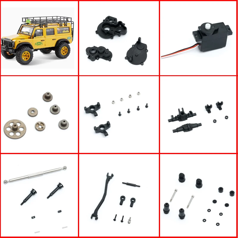 Fms Fcx24m 1/24 Land Rover Series Shared Accessories Range Rover Discovery D90 D110 Remote Control Car Accessories