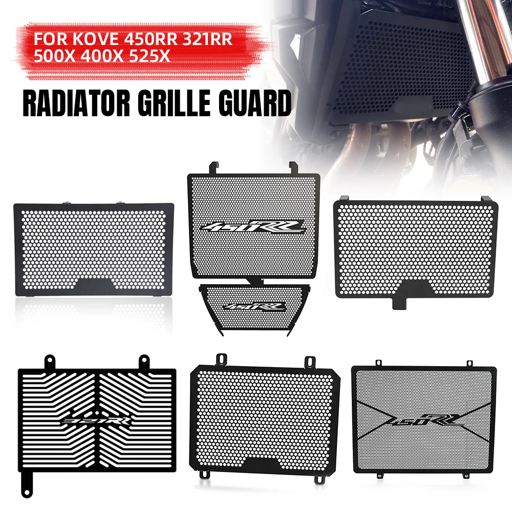 

Motorcycle Accessories FOR KOVE 450RR 321RR 500X 400X 525X Aluminium RADIATOR GUARD Cover Grill Protector 450 525 500 400 RR X
