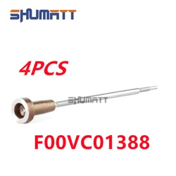 4Pcs F00VC01338 Diesel Fuel Injector Control Valve set For 0445110247 0445110248 0445110273 Injector
