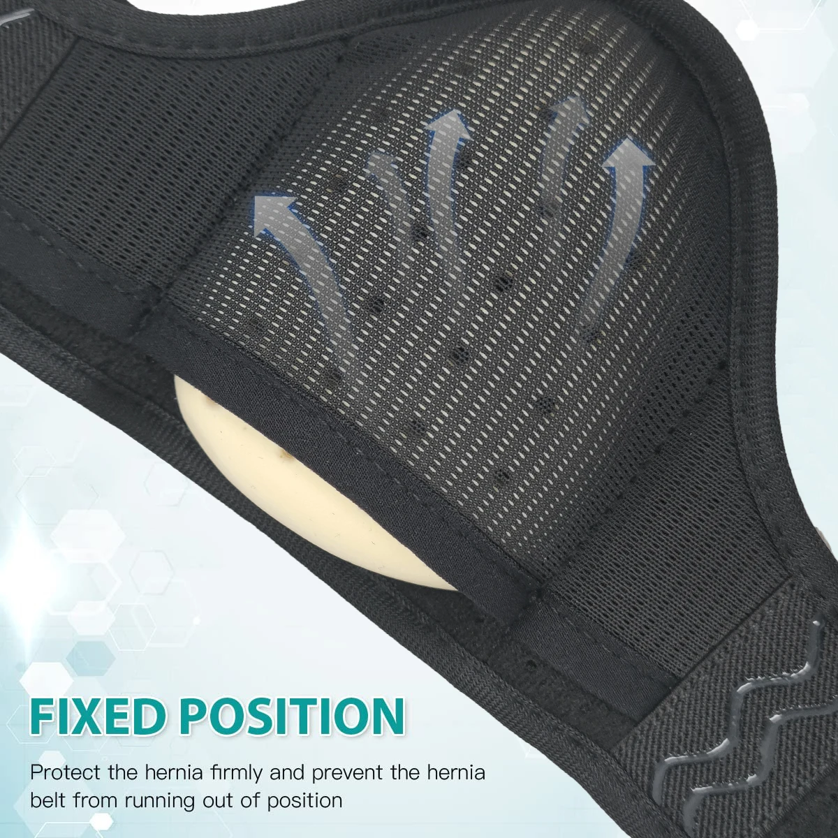 Unisex Inguinal Hernia Support Belt Left/Right Side Inguinal Hernia Support with Removable Compression Pads Recovery Aid