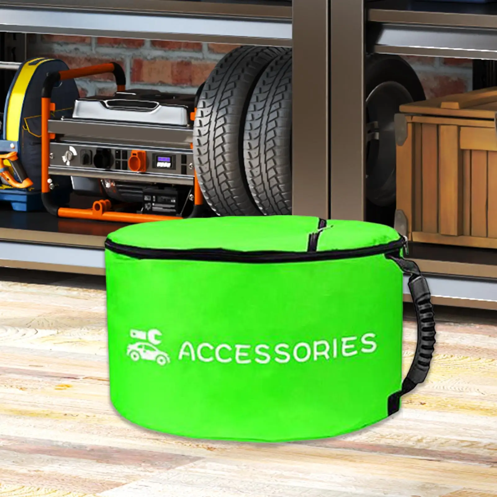 

RV Hose Storage Bag RV Storage Bags For Hoses Waterproof Portable Carrier With Double Zipper Holder Container With Double Zipper