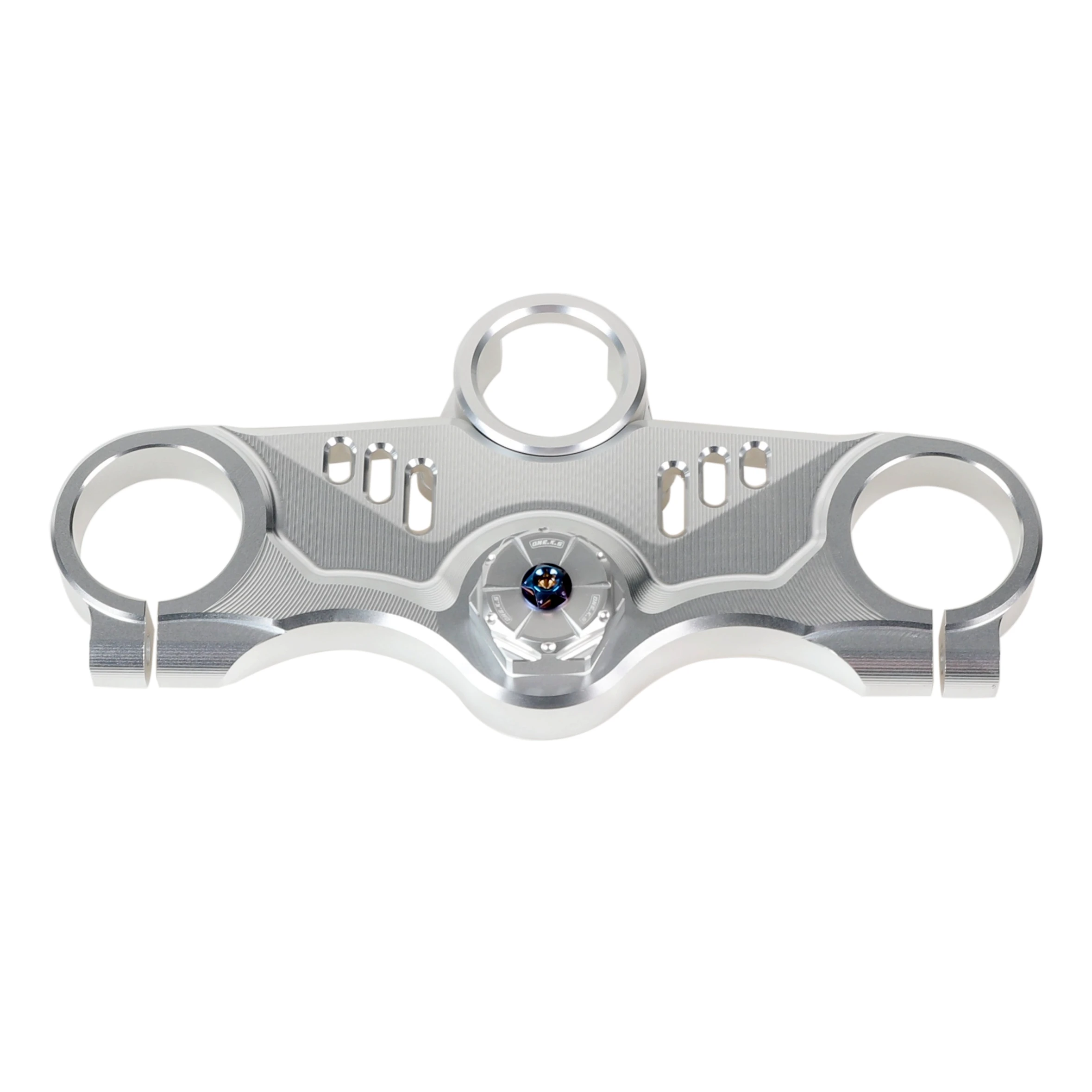 Motorcycle CNC Racing Refit Clip On Handle Bars Front End Upper Top Clamp For Kawasaki ZX4R ZX4RR ZX-4R SE 2023-2024 image 3