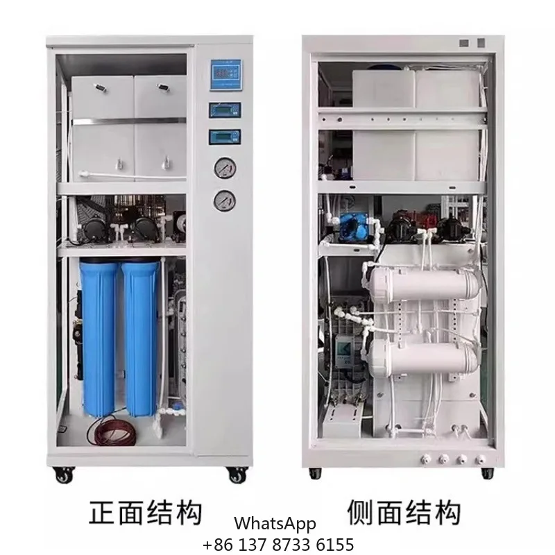 EDI Ultrapure Water System Double Stage RO 18.2MΩ/cm Lab Water Purification Equipment With Micro EDI Module