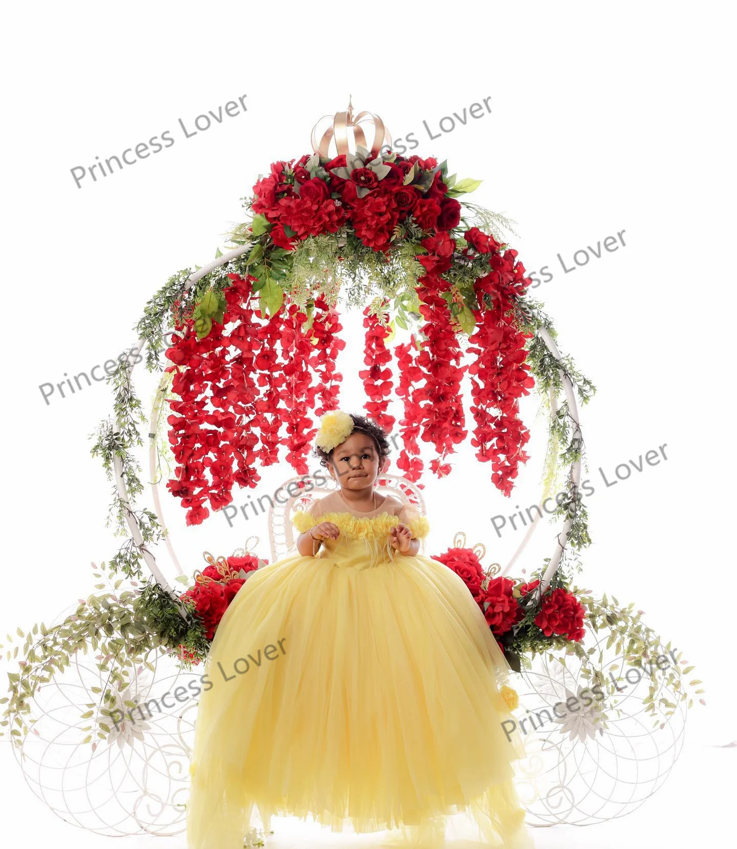 Robes de demoiselle d'honneur jaune clair, jupe tutu mignonne, appliques florales, robe de fête d'anniversaire pour enfants, robe maxi en tulle