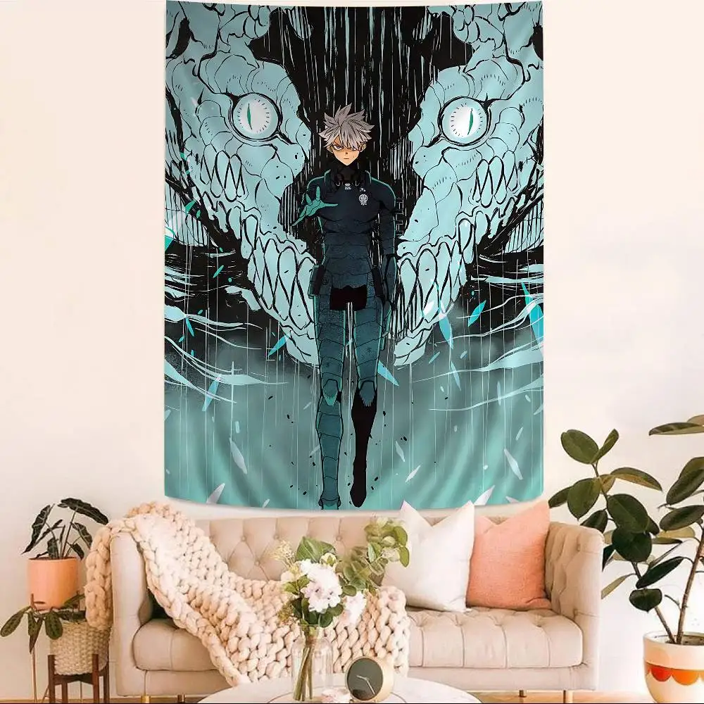 Animation K-Kaiju No8 Tapestry Art Printing Japanese Wall Tapestry Anime Wall Hanging Home Decor