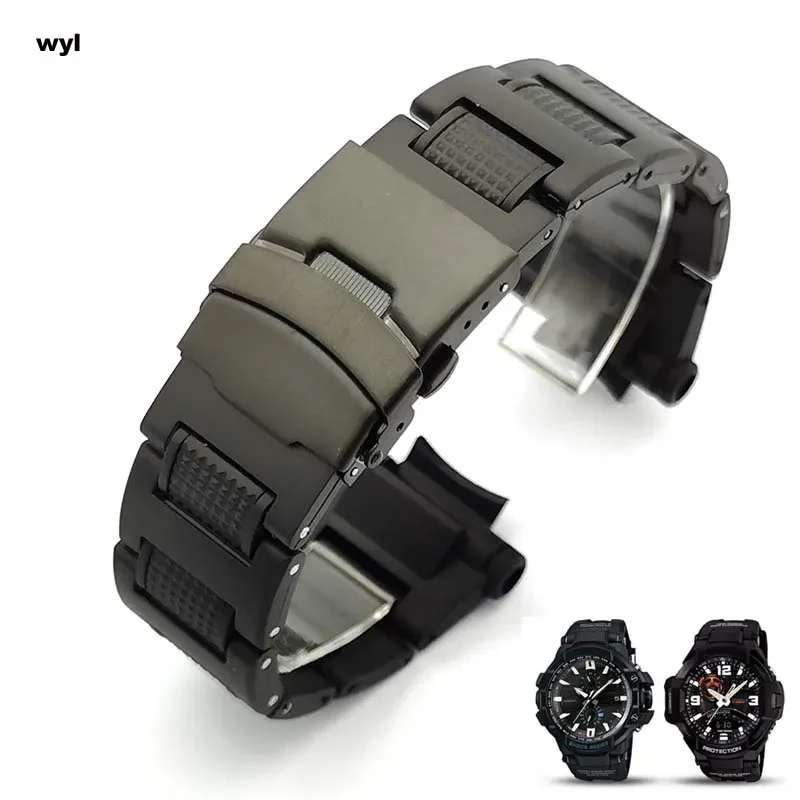 

Plastic Watchband for Casio g-shock GA-1000 1100 GW-4000 GW-A1100 A1000 Watch Strap Mens Sport Wristwatch Bracelet 16mm